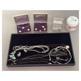 Costume Jewelry Paruits Necklaces Earrings and Cleaner