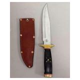 Chipaway Cutlery Fixed Blade Knife with Leather Sheath