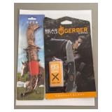 Gerber Bear Grylls Compact Scout Folding Knife and Decorative Horse Hilt Fixed Blade