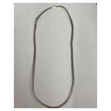 925 Sterling Silver Herringbone Chain Necklace