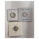 Valcambi Suisse 1 Gram .999 Fine Silver Bars, Set of Three