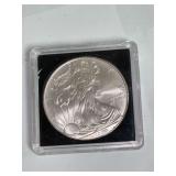 2008 One Ounce Fine Silver American Eagle Dollar Coin
