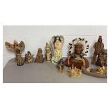 Native American Figurine Set