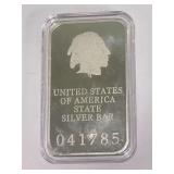 1/2 Ounce .999 Fine Silver Kentucky State Bar