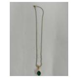 925 Sterling Silver Snake Chain Necklace with Pendant