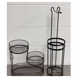 Black & Decker Black Metal Wire Organization Baskets