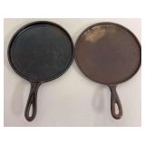 2 Cast Iron Skillets
