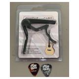 Guitar Capo and Fat Boy Plectrum Set