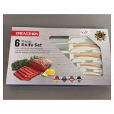 Ereasthqs 6-Piece Kitchen Knife and Peeler Set