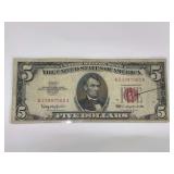 1963 United States $5 Legal Tender Note