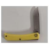 Case XX Folding Pocket Knife USA 3137 SS Yellow Synthetic Handle
