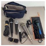 Dynamic Microphone Set with Carrying Case and Accessories