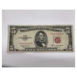 1953-C United States $5 Legal Tender Note