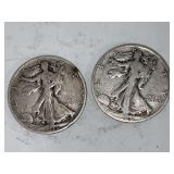 1929 and 1936 Walking Liberty Half Dollars