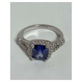 Ryze 925 Sterling Silver Twilight and White Frost Cubic Zirconia Ring