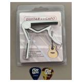 Guitar Capo and Fat Boy 0.46mm Guitar Picks