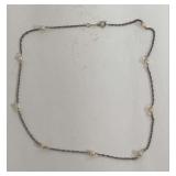 Carla 1/20 12KT Gold Filled Pearl Station Necklace