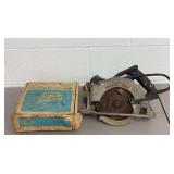 Porter-Cable Model 743 Circular Saw and Sears Table Range