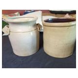 Ceramic Crock Pair