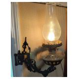 Cast Iron Wall-Mounted Swing Arm Lamp