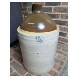 5 Gallon Cobalt Stamped Stoneware Jug