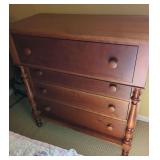 Four-Drawer Wooden Chest