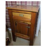 Simmons Hardware Co. White Clad Wood Cabinet