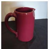 Glazed Ceramic Pitcher with Incised Mark