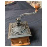 Woodcroftery Cast Iron and Wood Coffee Grinder