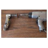 Central Pneumatic 1/4-Inch Angle Die Grinder and Pneumatic Impact Wrench