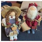 Lizzie High Folk Doll Pair with Benjamin Bowman Figure