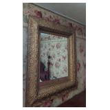 Gilt Wood Framed Wall Mirror