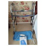 Medical Mobility Walker and Visage Heating Pad