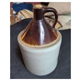 2 Gallon Cobalt Stenciled Stoneware Jug