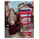 Holiday Decorative Figures and Seasonal Boxes
