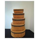 Longaberger Collectors Club Harmony Basket Set
