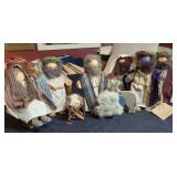 Lizzie High Nativity Set by Ladie & Friends, 1985