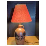 Maple City Pottery Stoneware Jug Lamp