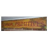 Saltbox Primitives Painted Wooden Sign