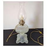 Frosted Glass Electric Table Lamp