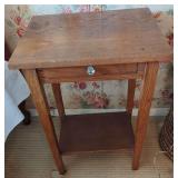 Oak Side Table