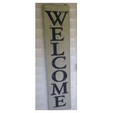 Vertical Welcome Sign