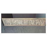 Wooden Wall Sign