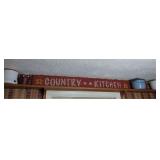 Kitchen Decor Sign and Enamelware Set