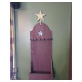 Wall-Mounted Wooden Mail Organizer