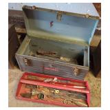 Craftsman Metal Tool Box with Assorted Hand Tools