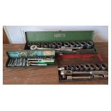S-K Tools Socket Sets and Metal Storage Boxes