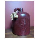 Glazed Ceramic Jug with Single Handle