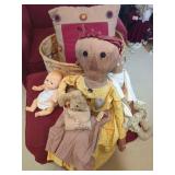 Kindred Designs Fabric Dolls and Decorative Pillow