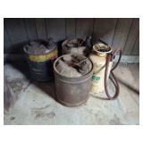 Unico Motor Oil Cans and Chapin Yard Sprayer